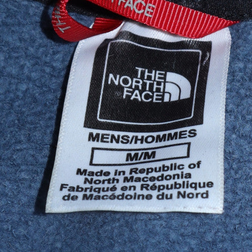 Mens UK Size M The North Face Blue Pullover Hoodie