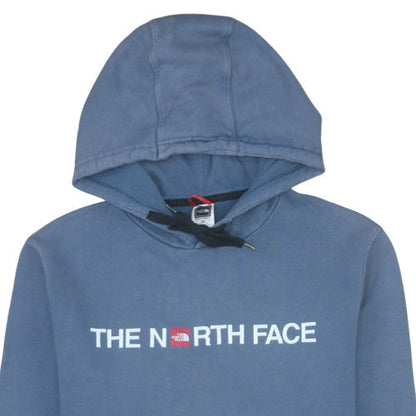 Mens UK Size M The North Face Blue Pullover Hoodie