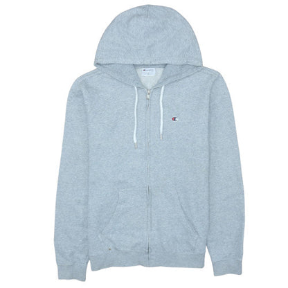 Mens UK Size M Champion Grey Full Zip Hoodie