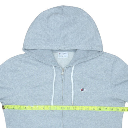 Mens UK Size M Champion Grey Full Zip Hoodie