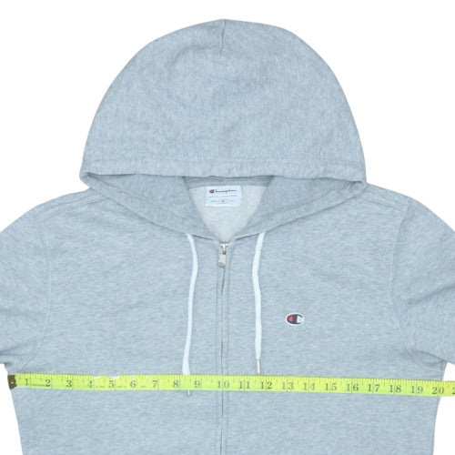 Mens UK Size M Champion Grey Full Zip Hoodie
