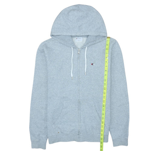 Mens UK Size M Champion Grey Full Zip Hoodie