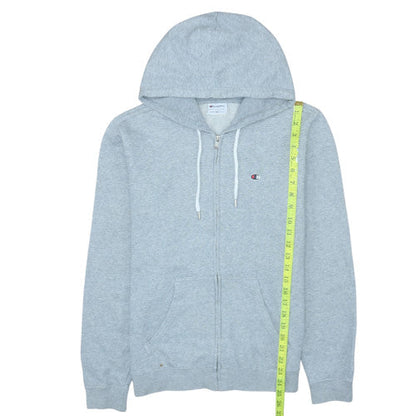 Mens UK Size M Champion Grey Full Zip Hoodie