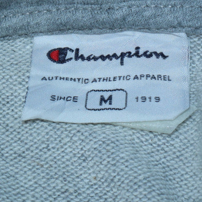 Mens UK Size M Champion Grey Full Zip Hoodie