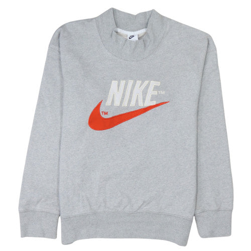 Mens UK Size M Nike Grey Pullover Sweatshirt