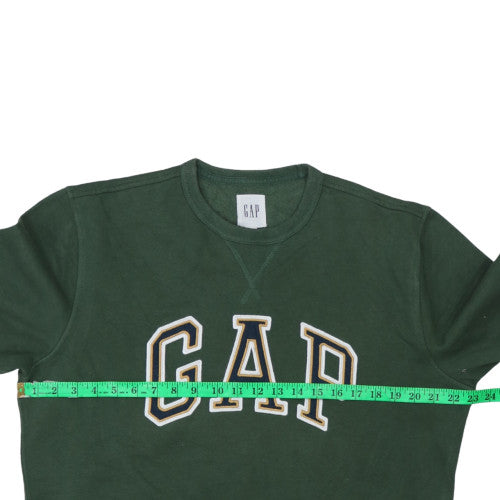 Mens UK Size M Gap Green Pullover Sweatshirt