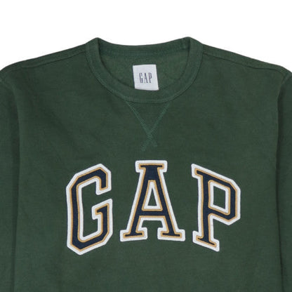 Mens UK Size M Gap Green Pullover Sweatshirt
