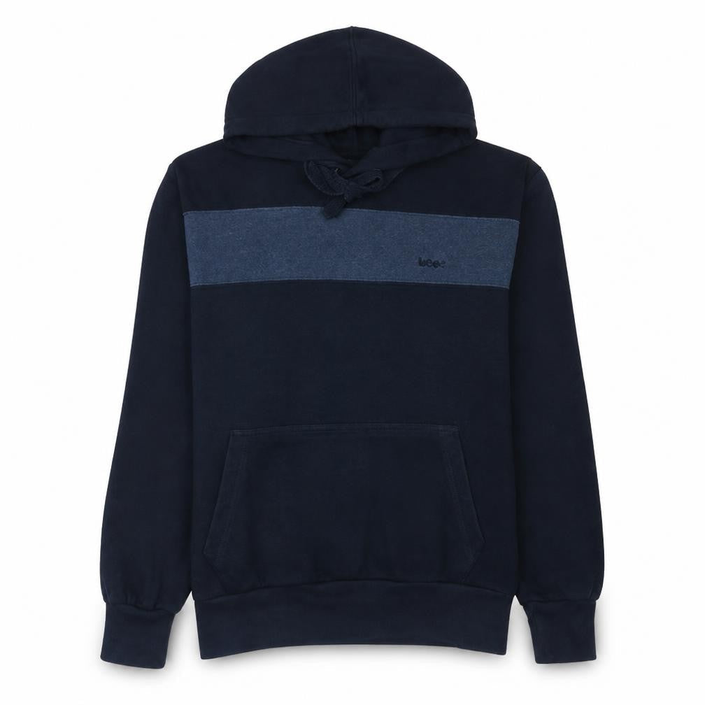 Mens UK Size S Lee Cooper Blue Pullover Hoodie