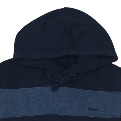 Mens UK Size S Lee Cooper Blue Pullover Hoodie
