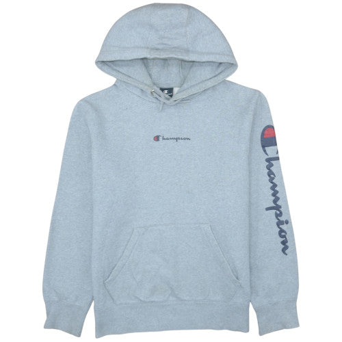Mens UK Size L Champion Grey Pullover Hoodie