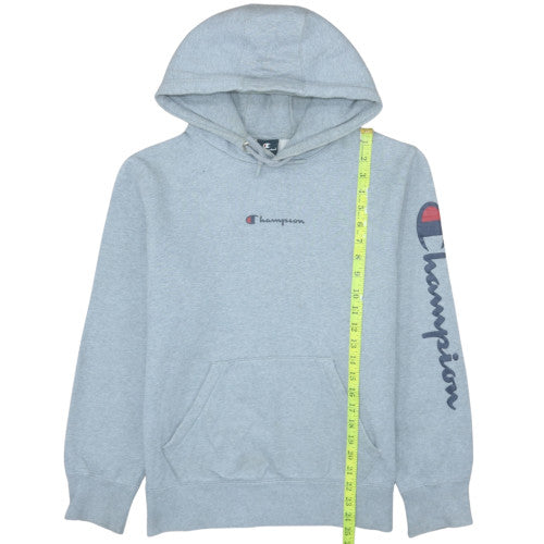 Mens UK Size L Champion Grey Pullover Hoodie
