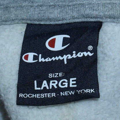 Mens UK Size L Champion Grey Pullover Hoodie