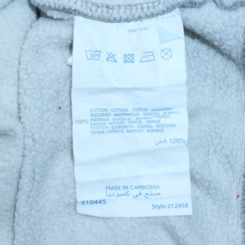 Mens UK Size L Champion Grey Pullover Hoodie