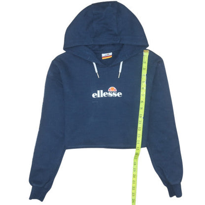 Womens UK Size 10 ellesse Blue Pullover Hoodie