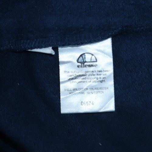 Womens UK Size 10 ellesse Blue Pullover Hoodie