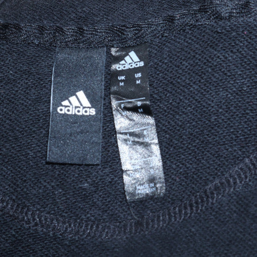 Mens UK Size M adidas Black Full Zip Hoodie