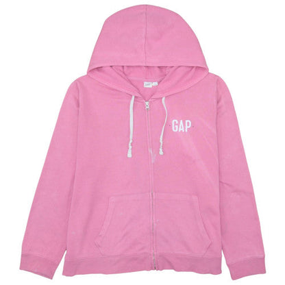 Womens UK Size XL Gap Pink Full Zip Hoodie