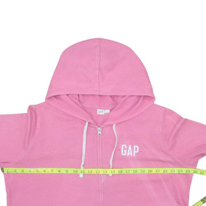 Womens UK Size XL Gap Pink Full Zip Hoodie