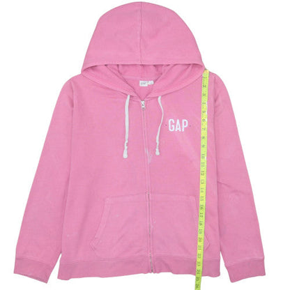 Womens UK Size XL Gap Pink Full Zip Hoodie