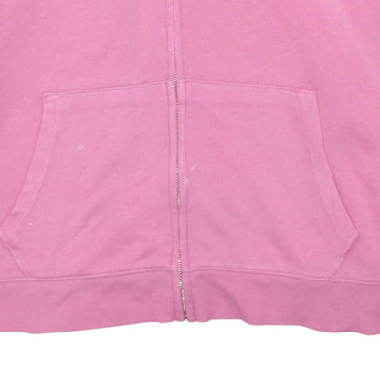 Womens UK Size XL Gap Pink Full Zip Hoodie