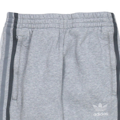 Adidas Men’s Grey XS Jogger Sweatpants with Logo Detail