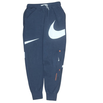 Mens UK Size S Nike Regular Fit Sweatpants Blue Trousers