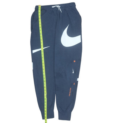 Mens UK Size S Nike Regular Fit Sweatpants Blue Trousers