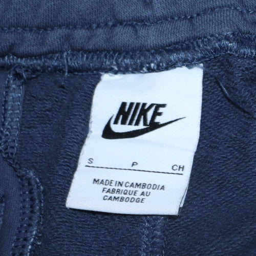 Mens UK Size S Nike Regular Fit Sweatpants Blue Trousers