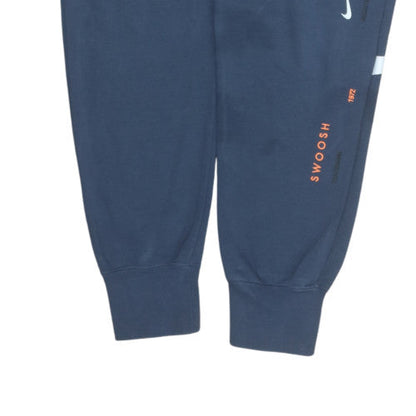 Mens UK Size S Nike Regular Fit Sweatpants Blue Trousers