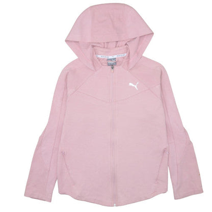 Womens UK Size L PUMA Pink Full Zip Hoodie
