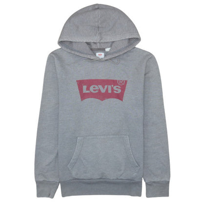 Mens UK Size M Levi's Grey Pullover Hoodie