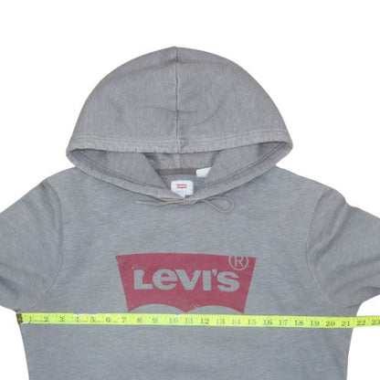 Mens UK Size M Levi's Grey Pullover Hoodie