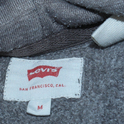 Mens UK Size M Levi's Grey Pullover Hoodie