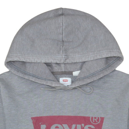 Mens UK Size M Levi's Grey Pullover Hoodie