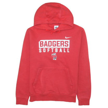 Mens UK Size M Nike Red Pullover Hoodie