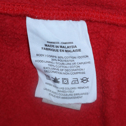Mens UK Size M Nike Red Pullover Hoodie