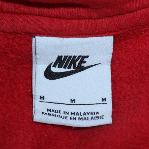 Mens UK Size M Nike Red Pullover Hoodie