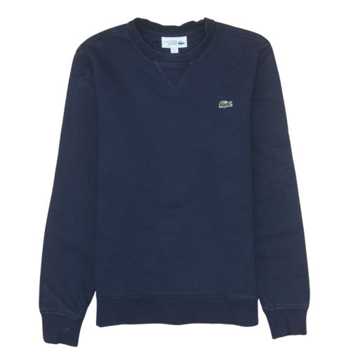 Mens UK Size XS Lacoste Sport Blue Pullover Sweatshirt