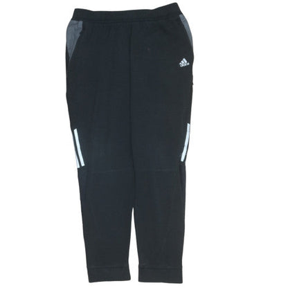 Mens UK Size L adidas Regular Fit Jogger Black Trousers