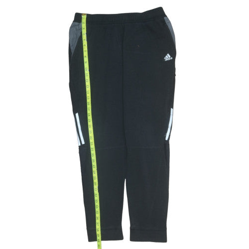 Mens UK Size L adidas Regular Fit Jogger Black Trousers