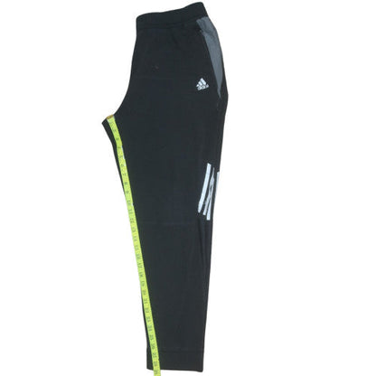 Mens UK Size L adidas Regular Fit Jogger Black Trousers