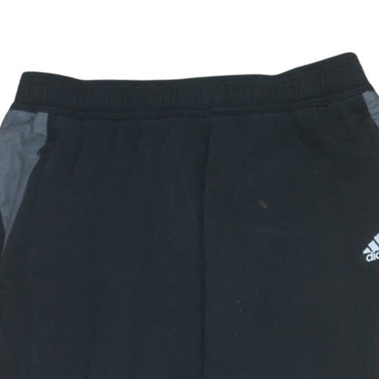 Mens UK Size L adidas Regular Fit Jogger Black Trousers