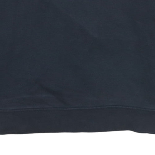 Mens UK Size M Champion Black 1/2 Zip Hoodie