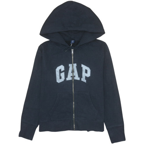 Mens UK Size XL Gap Black Full Zip Hoodie