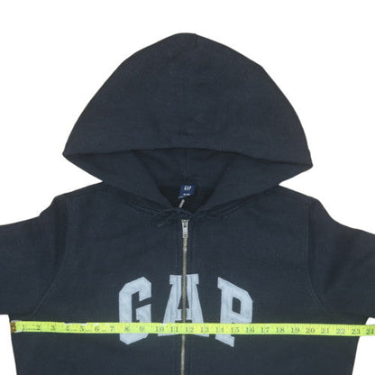 Mens UK Size XL Gap Black Full Zip Hoodie