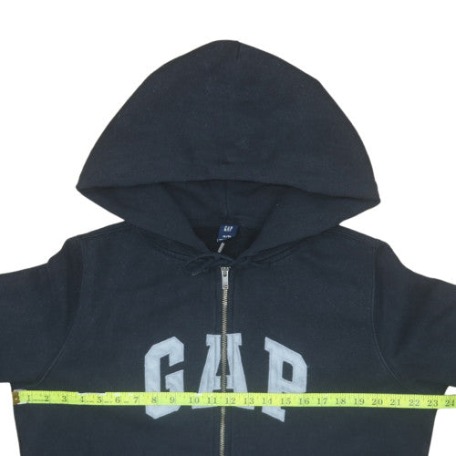 Mens UK Size XL Gap Black Full Zip Hoodie