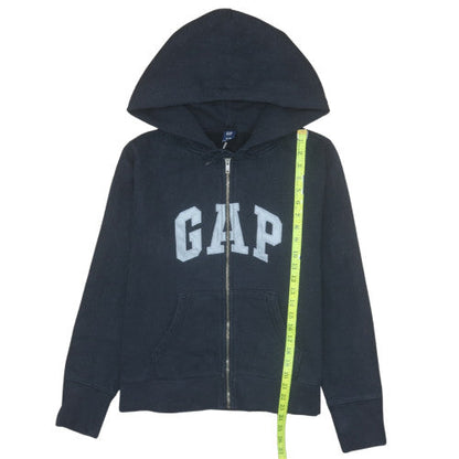 Mens UK Size XL Gap Black Full Zip Hoodie