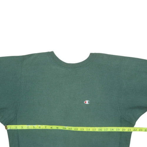 Mens UK Size M Champion Green Pullover Sweatshirt