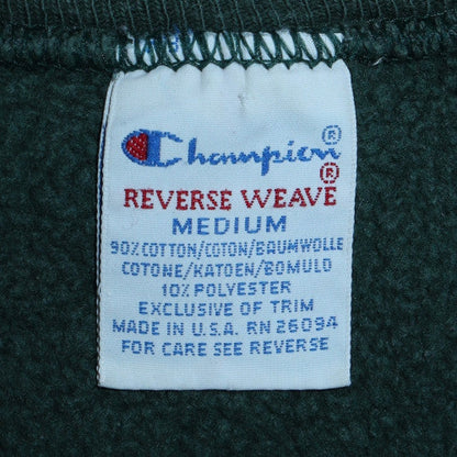 Mens UK Size M Champion Green Pullover Sweatshirt