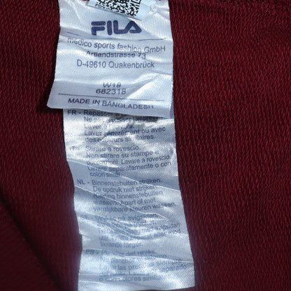 Womens UK Size XS FILA Red Pullover Sweatshirt
